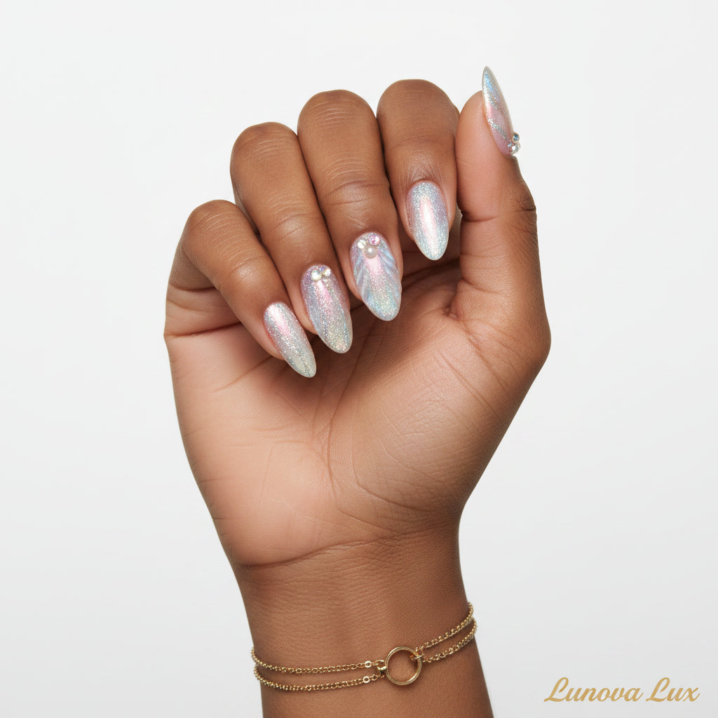 Ocean Moon Ballet Nails