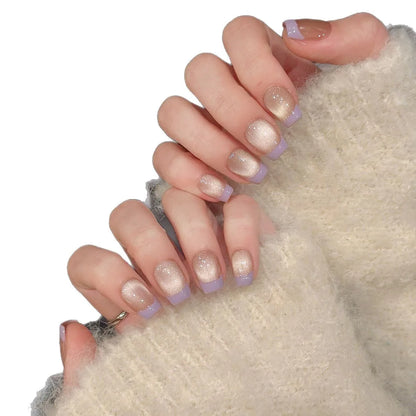 Moonlit Petal Nails