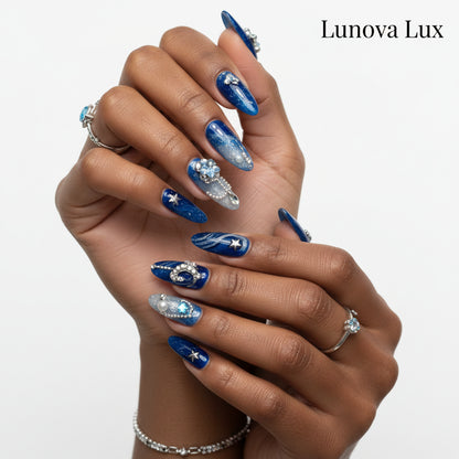 Glossy Handmade Press-On Nails