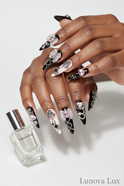 Jirai Butterfly Star Nails