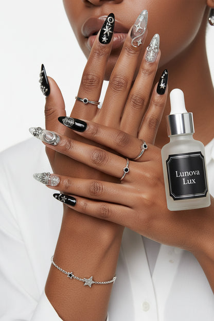 Jirai Butterfly Star Nails
