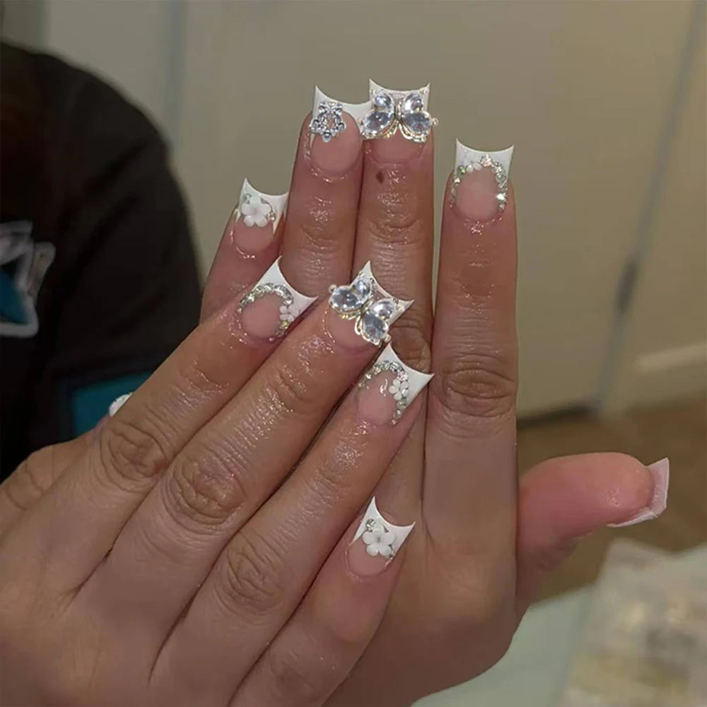 Gothic Cross Snake Duck Nails