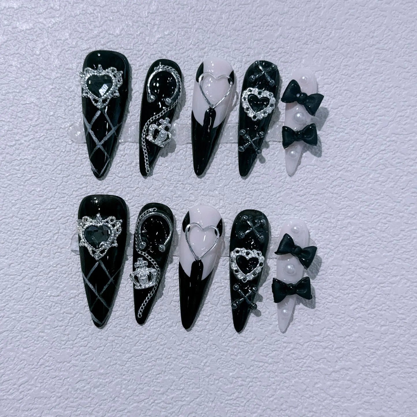 Halloween Y2K 3D Almond Press-On Nails