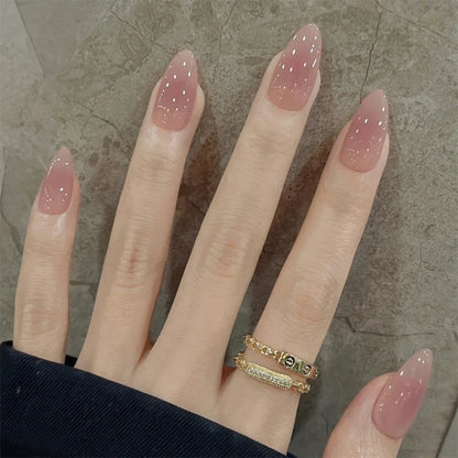Blue Cat Eye Long Stiletto Press-On Nails