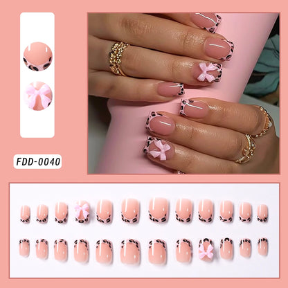 Pink Moon Star Rhinestone Long Coffin Press-On Nails