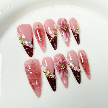 Halloween Y2K 3D Almond Press-On Nails