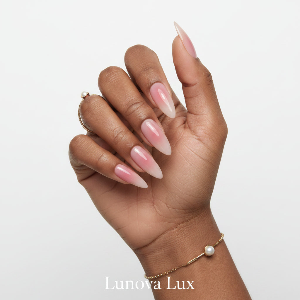 Soft Rose Pink Nails