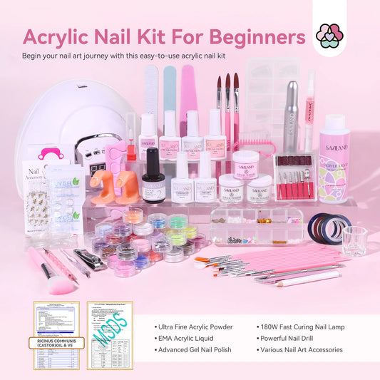 Saviland Complete Acrylic Nail Kit